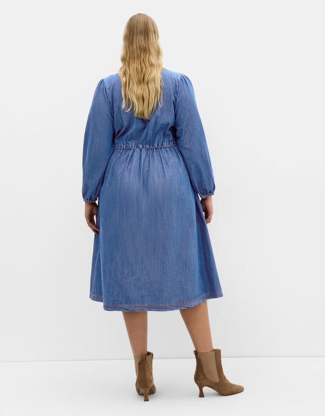 City Chic - Emelia Denim Midi Dress