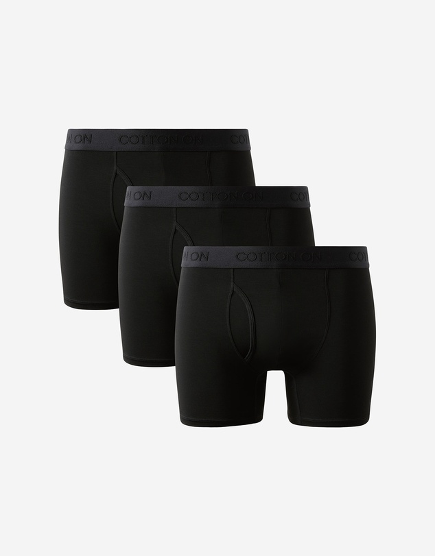 Cotton On - 3 Pack Mens Comfort Stretch Boxer Brief