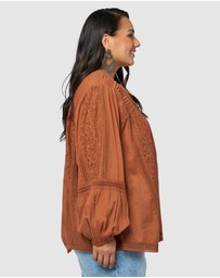 The Poetic Gypsy - Retrograde Peasant Blouse
