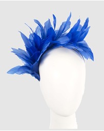 Max Alexander - Modern Royal Blue Racing Fascinator