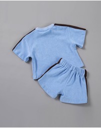 Tiny Trove - Wes Terry Towelling Set - Babies-Kids