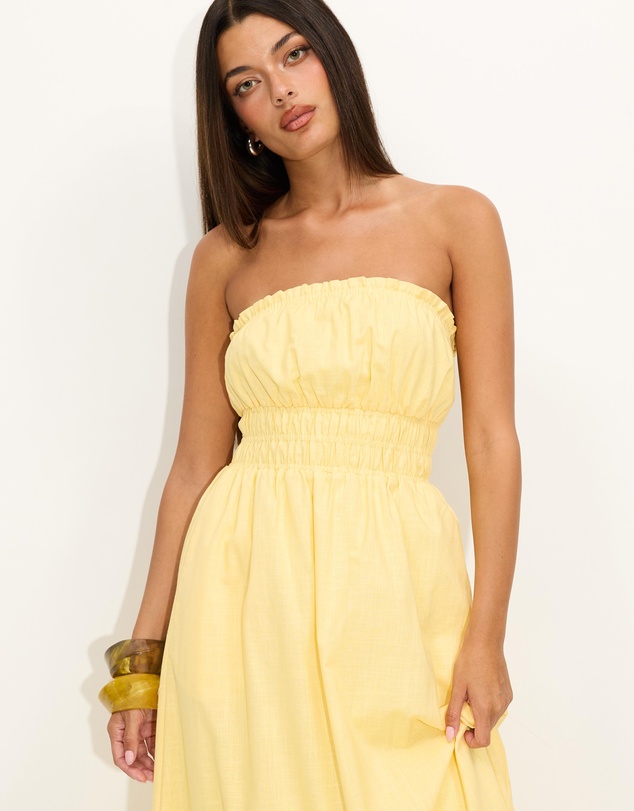 Dazie - Heatwave Strapless Maxi Dress