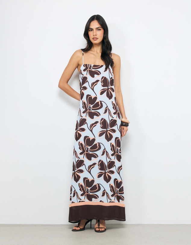 AERE - Nori Viscose Maxi Dress