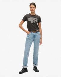 Superdry - Athletic Graphic Fitted Slim Fit Tee