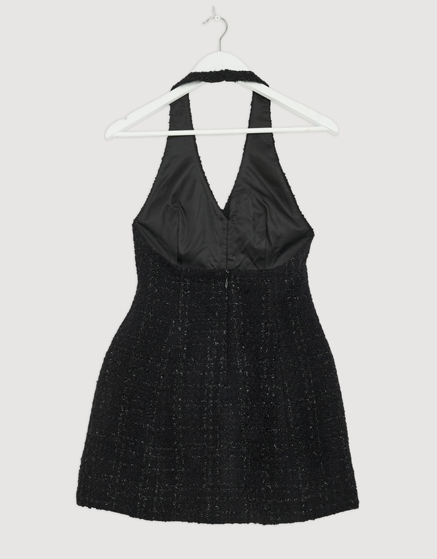 Revibe - Repaired LEO LIN Jessie Halterneck Mini Dress - AU 6