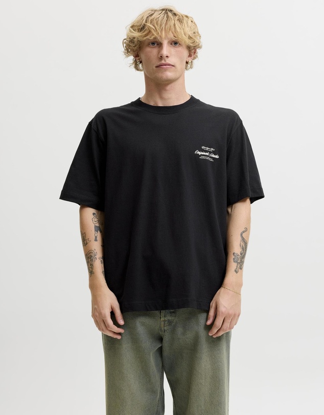 Jack & Jones - Jornorrebro SS Crew Neck Typo Tee Noos