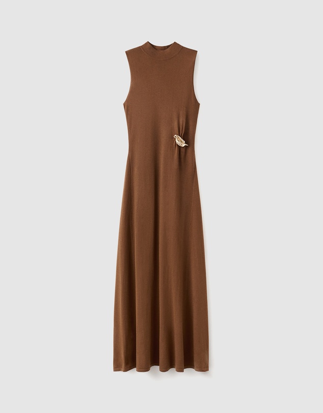 M.N.G - Knitted Dress With Metal Detail