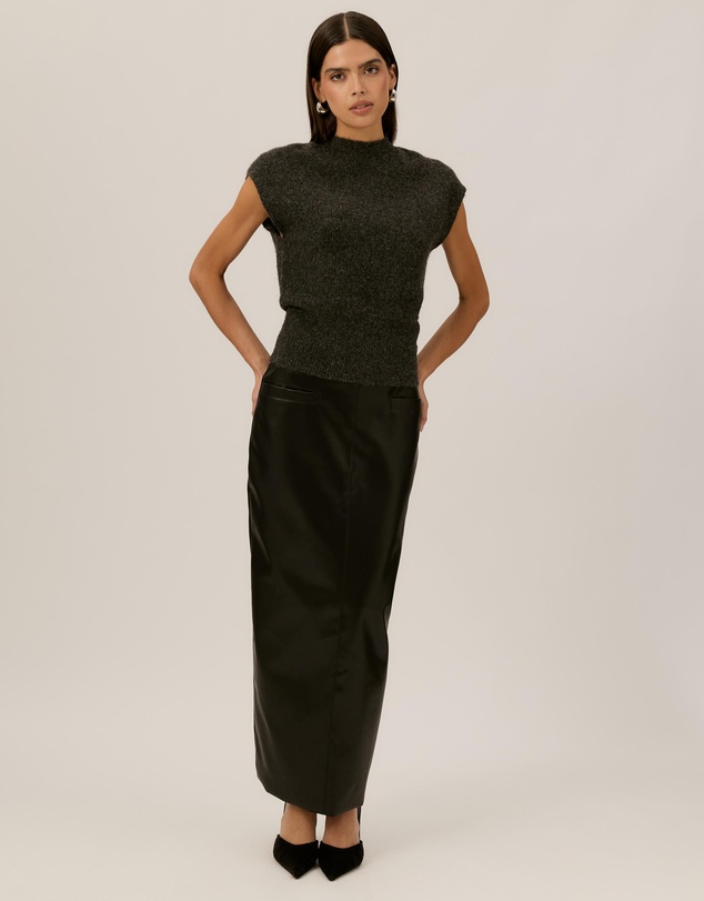 Tussah - Cameron Leather Look Skirt