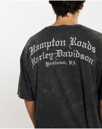 Vintage by The Real Deal - Pre Loved - Vintage Harley Davidson Acid Wash Tee