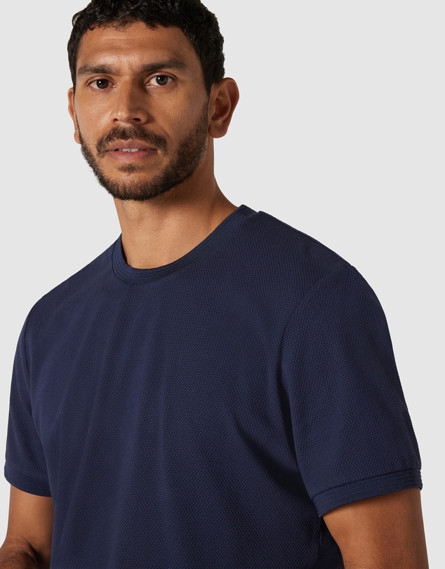 Politix - Slim Fit Jacquard Texture Tee