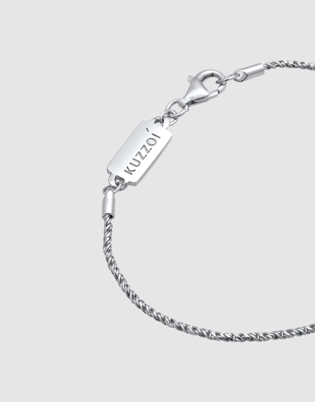 Kuzzoi - ICONIC EXCLUSIVE - Classic Rope Chain Bracelet in Oxidised 925 Sterling Silver
