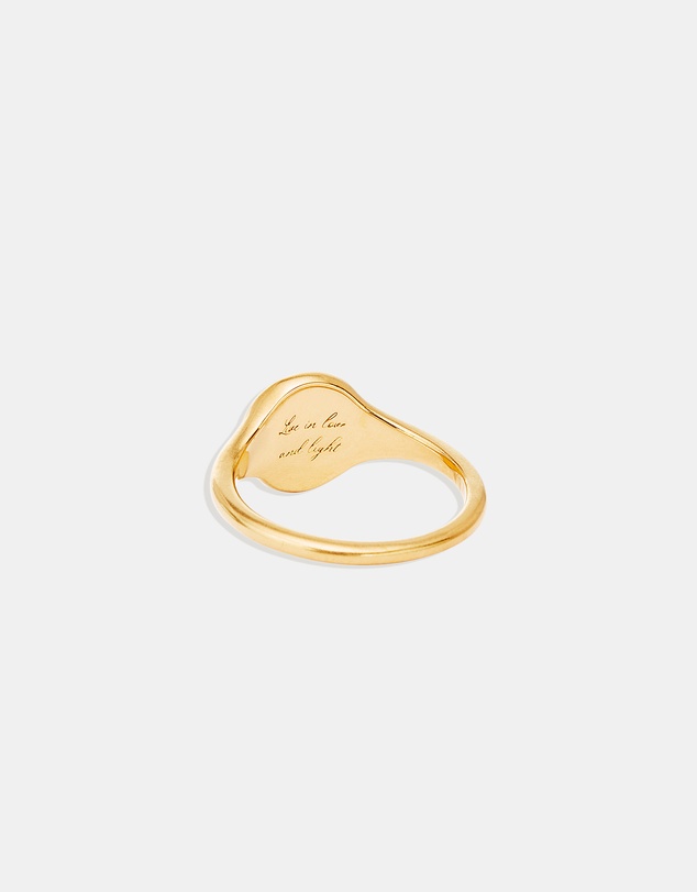 By Charlotte - Gold Live in Love Ring