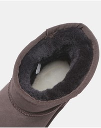 EVERAU - Australian Shepherd Ugg Mini Classic Sheepskin Upper UGG Boots
