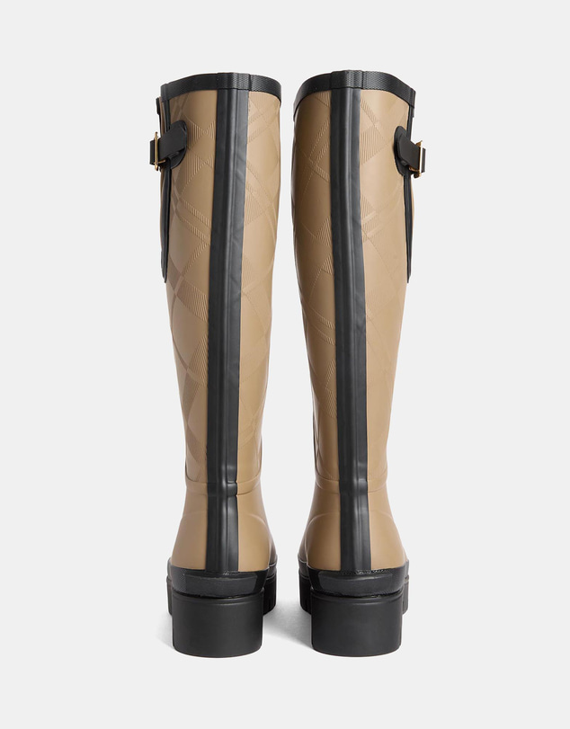 Barbour - Leighton Tartan Tall Welly Boots