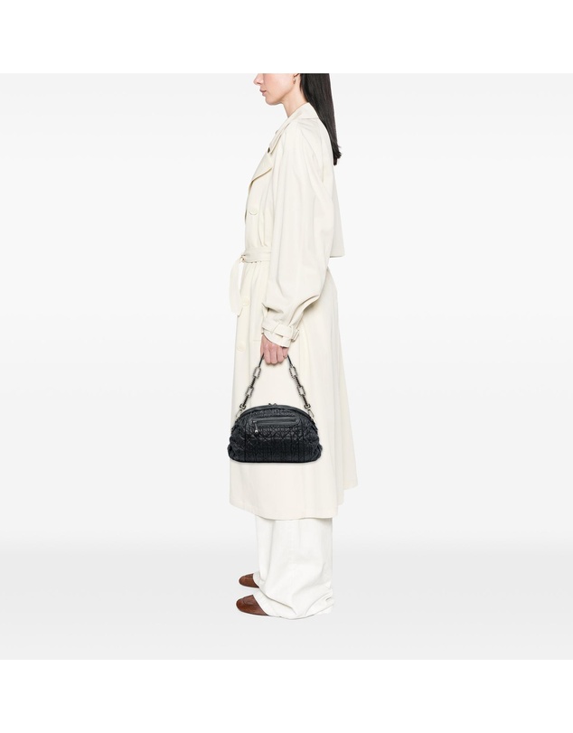 Pre-Loved by Azura Reborn - Pre-Loved Lambskin Cannage Gaufre Delices Shoulder Bag