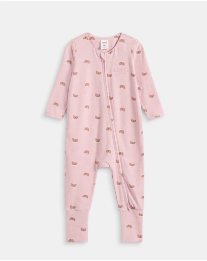 Seed Heritage - Logo Croissant Bow Zipsuit