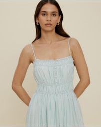 The Fated - Rosie Gathered Midi Dress