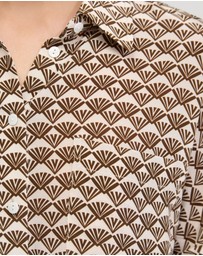 Oxford - Jasmine Short Sleeve Printed Shirt