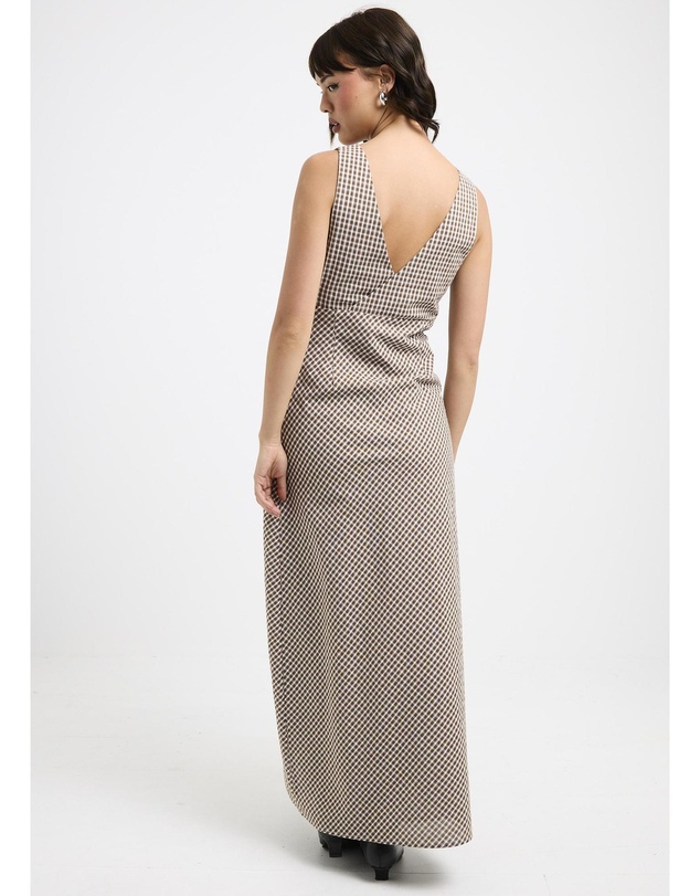 Subtitled - Kaia V Neck Midi Dress