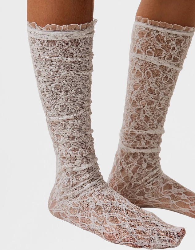 High Heel Jungle - Lace Knee Socks