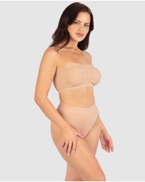B Free Intimate Apparel - Cotton-Rich Padded Strapless Bra (A-B-C) Cup