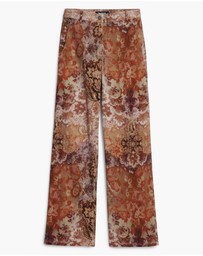 Desigual - Paisley corduroy pants