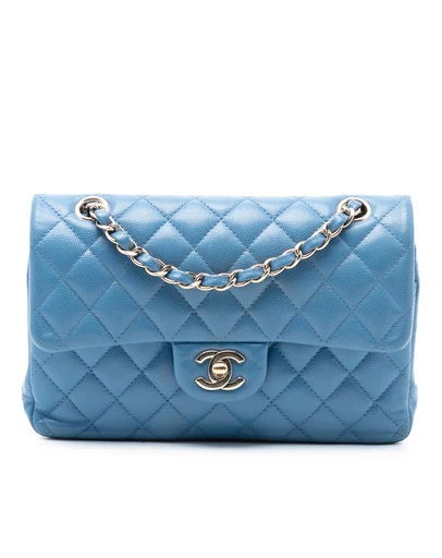 Pre-Loved by Azura Reborn - Pre-Loved Small Classic Caviar Double Flap