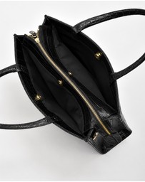 Cobb & Co - Arlie Leather Croc Tote