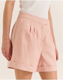 Review - Celine Linen Shorts