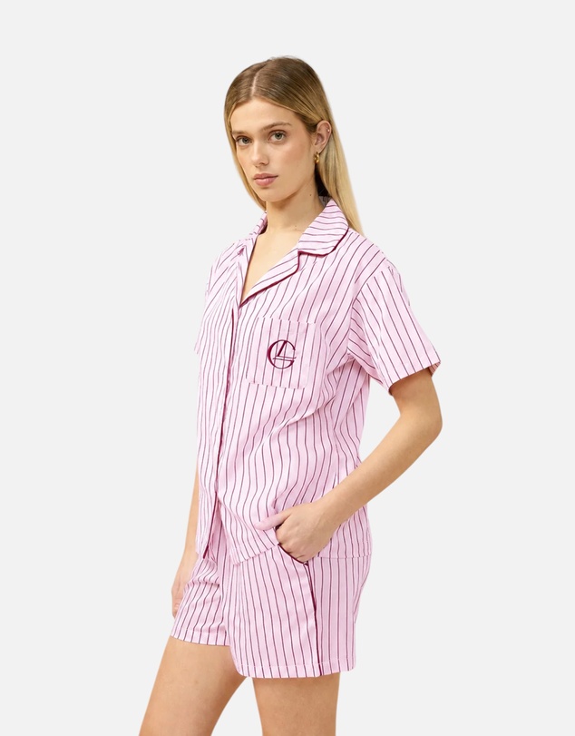 Gingerlilly - Poppy Stripe Short PJ Set