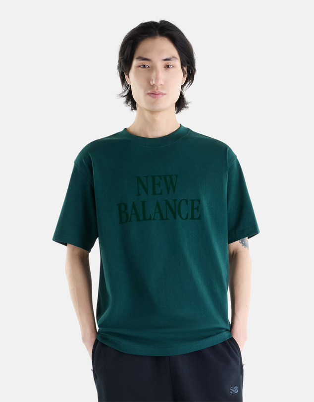New Balance - Athletics Flocked Logo T-Shirt