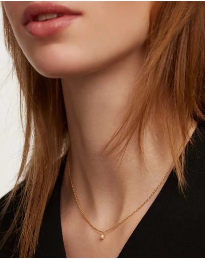 PDPAOLA - Solitary Pearl Necklace