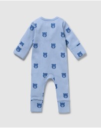 Wilson & Frenchy - Organic Waffle Zipsuit - Babies