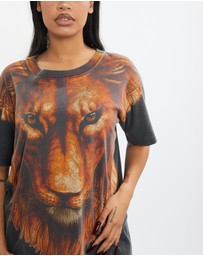 Vintage by The Real Deal - Pre Loved - 90s Wildlife Lion Tee