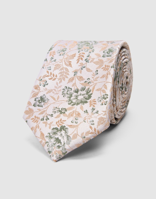 Politix - Floral Jacquard Silk Tie