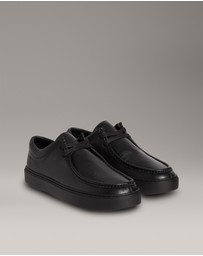 Calvin Klein - Leather Apron Lace Up Shoes