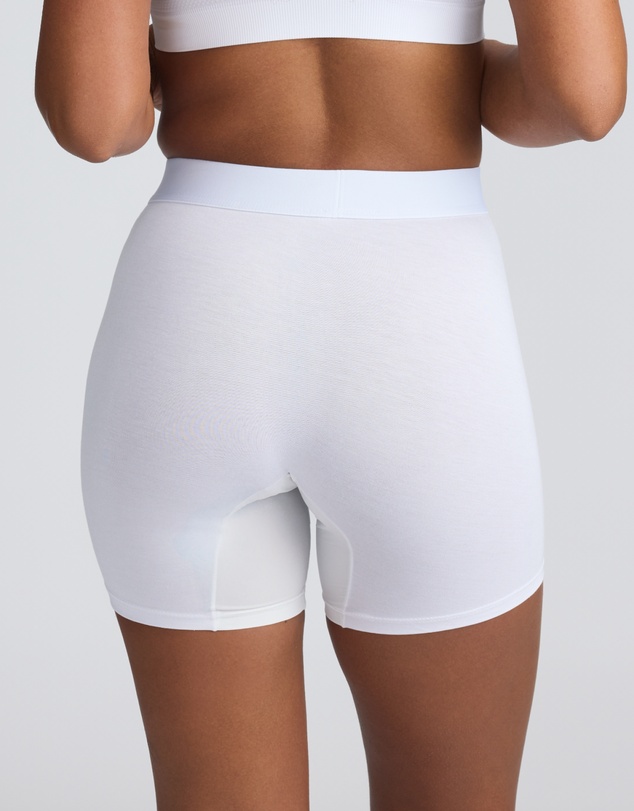 STEP ONE - Single Women's Body Shorts - White