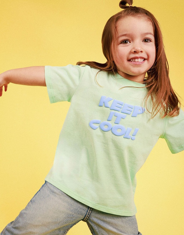 Skwosh - Keep It Cool Kids Slang Tee in Mint
