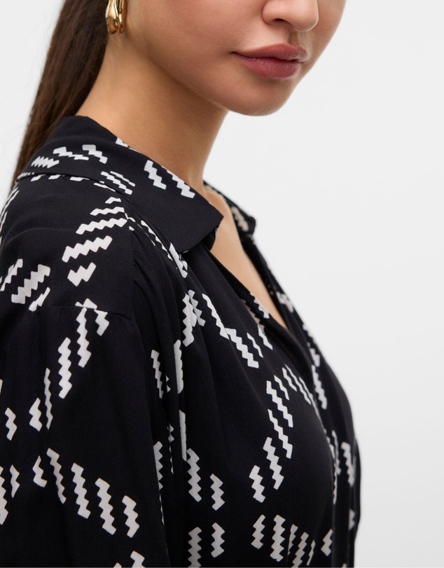 Vero Moda - Brina Printed Midi Dress
