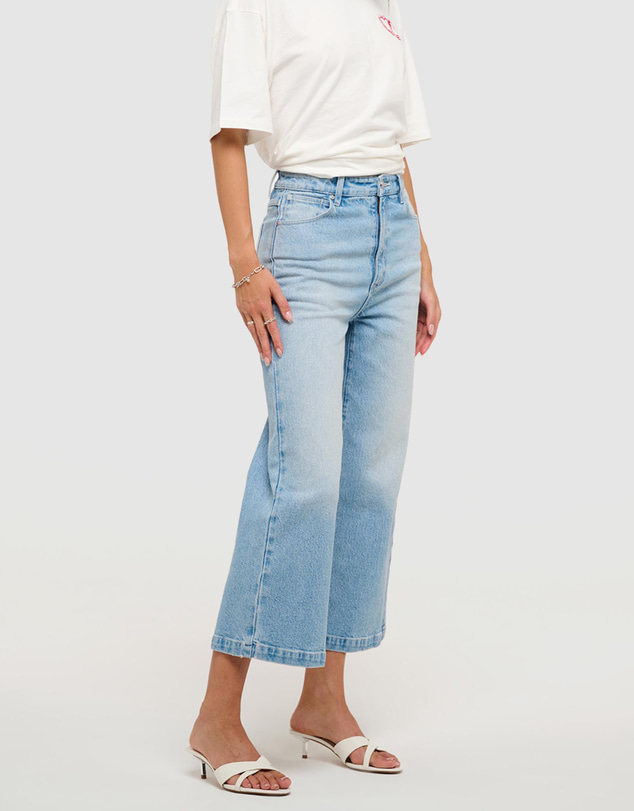 Abrand - 94 Wide Crop Jeans