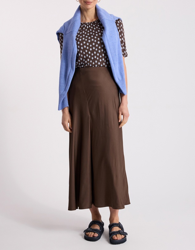 David Lawrence - Maika Pleat Front Jersey Top