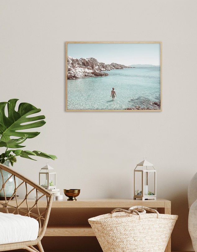 Olive et Oriel - 1960s Paradise Art Print