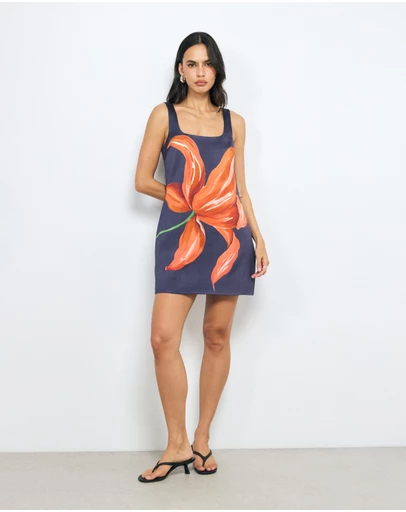 AERE - Neroli Structured Mini Dress