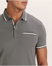 SABA - Ted Textured Cotton Polo