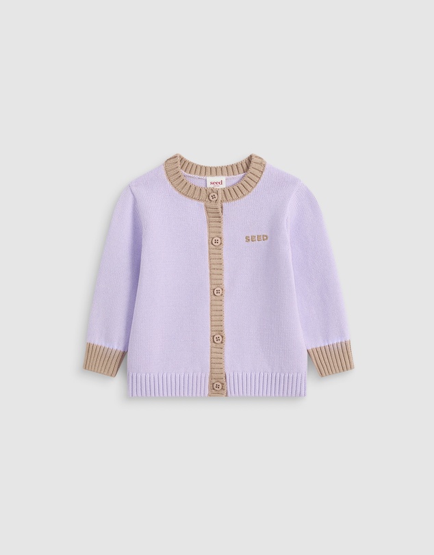 Seed Heritage - Colourblock Knit Cardigan
