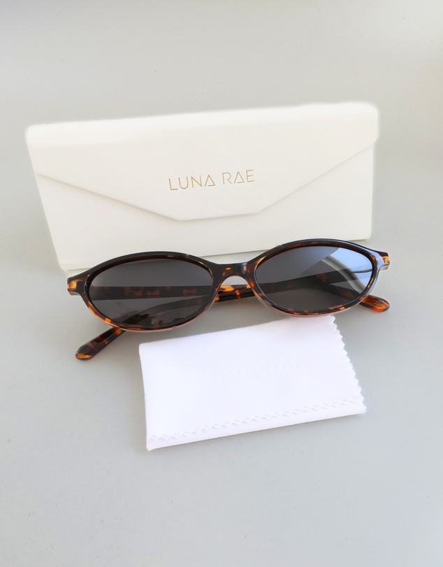 Luna Rae - Tortoise Shell - Soho Slims Sunglasses