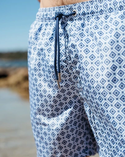 Swim Shady - Coastal Blue Swim Shorts