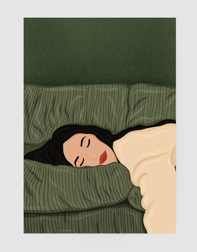 Inka Arthouse - Resting Woman Art Print
