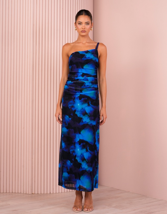 Azzurielle - Hailie One Shoulder Maxi Dress