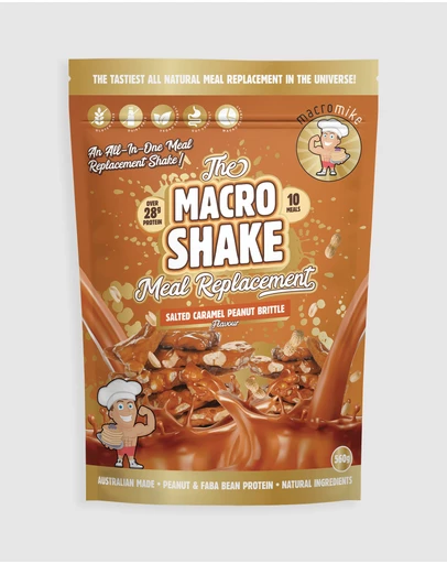 Macro Mike - The Macro Shake Meal Replacement Salted Caramel Peanut Brittle